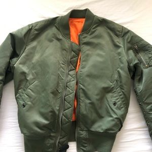 Alpha Industries MA-1 Sage Green Bomber Jacket